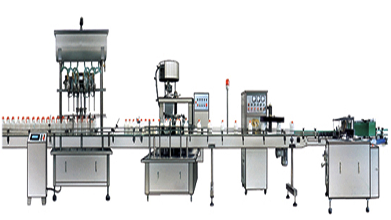 fully automatic production line filling capping sealing линия за пълнене, затваряне, индукционно запечатване.jpg