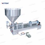 Пълна пневматична машина за пълнене на течна паста за козметичен крем лосион