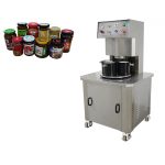 Полуавтоматична вакуумна машина за затваряне на стъклени буркани за затваряне на метални капачки