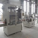 Автоматична линия за запушване на бутилки с ъглово гърло за корозивна течност