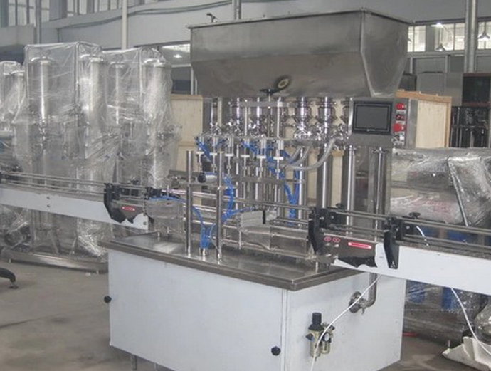 6 filling heads filling machine automatic linear model 6 глави течен пълнител.jpg