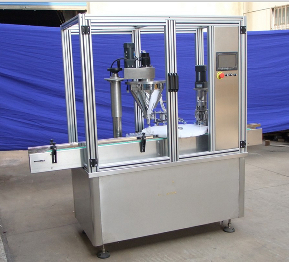 rotary filler capper equipments оборудване за затваряне на прахообразни пълнители.jpg