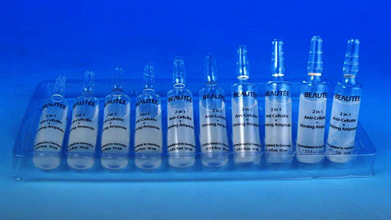 liquid solution bottles labeling machine samples final products флакони за ампули.jpg