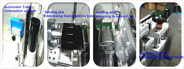 Ultrasound sealing machine for tubes Ултразвуков уплътнител на тръби