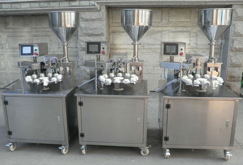 въртящи се тръби за пълнене на ултразвукови машини за запечатване, полуавтоматични