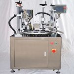 Полуавтоматично ротационно оборудване за пълнене на тръби с ултразвуково запечатване на опашката