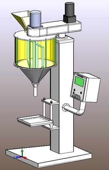 CAD illustration of powder filling machine рисунка илюстрация за filler.jpg