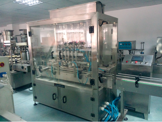 linear automatic filling production line for thick sauce food paste линеен пълнител крем гъст сос.jpg